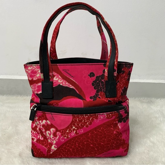 Gucci Women's Black Pink Fuchsia Mini Tote Bag